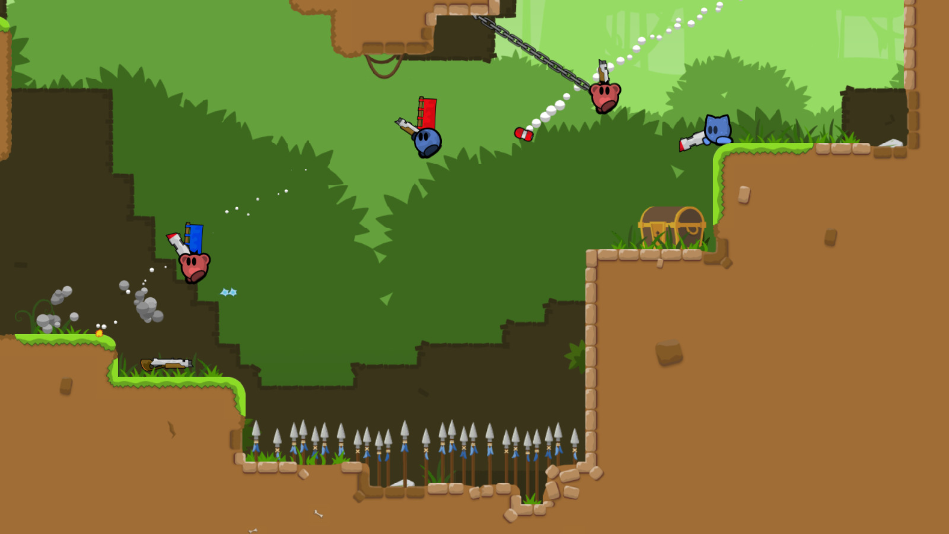 Teeworlds gameplay screenshot 3