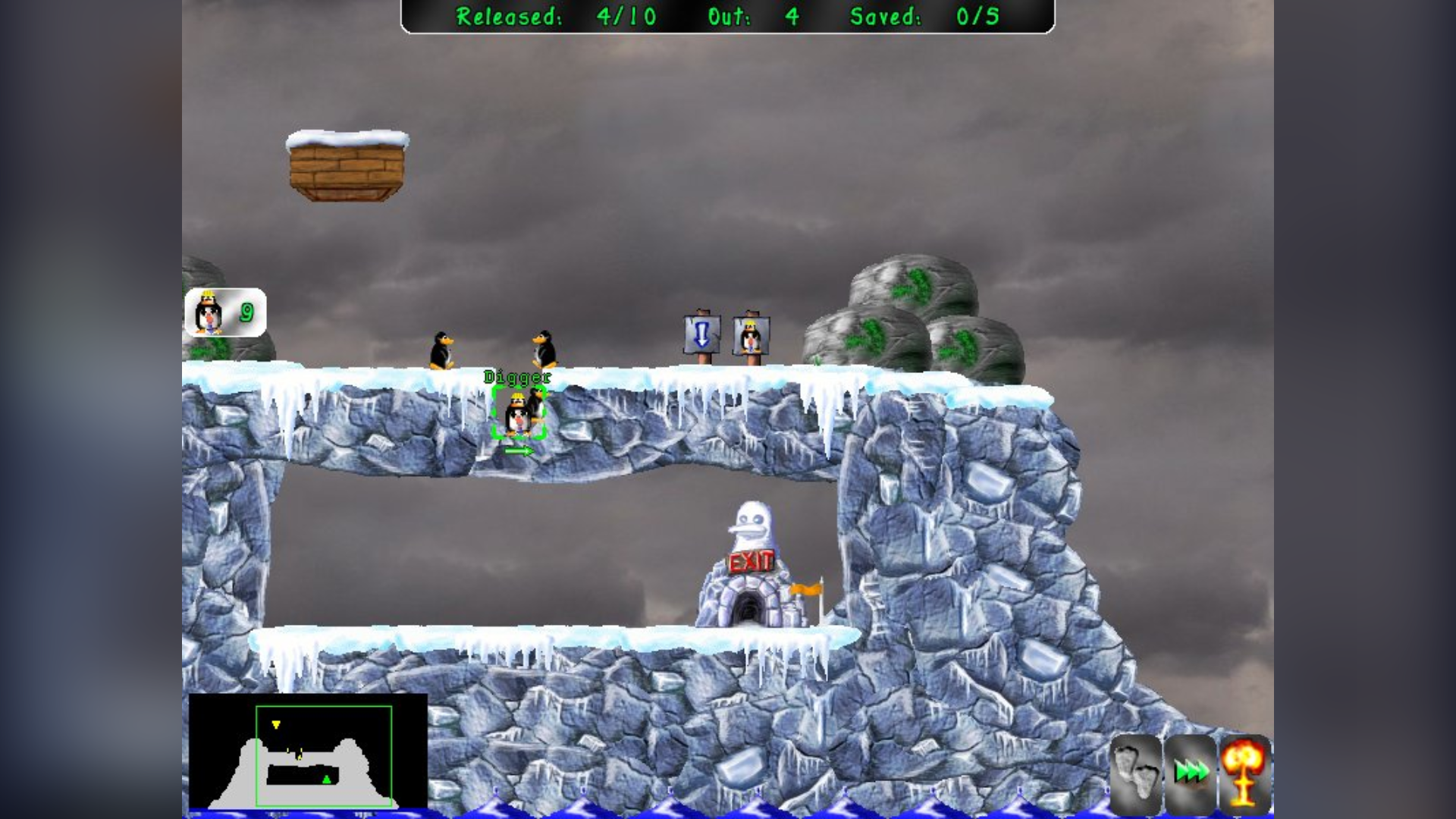 Pingus gameplay screenshot 4