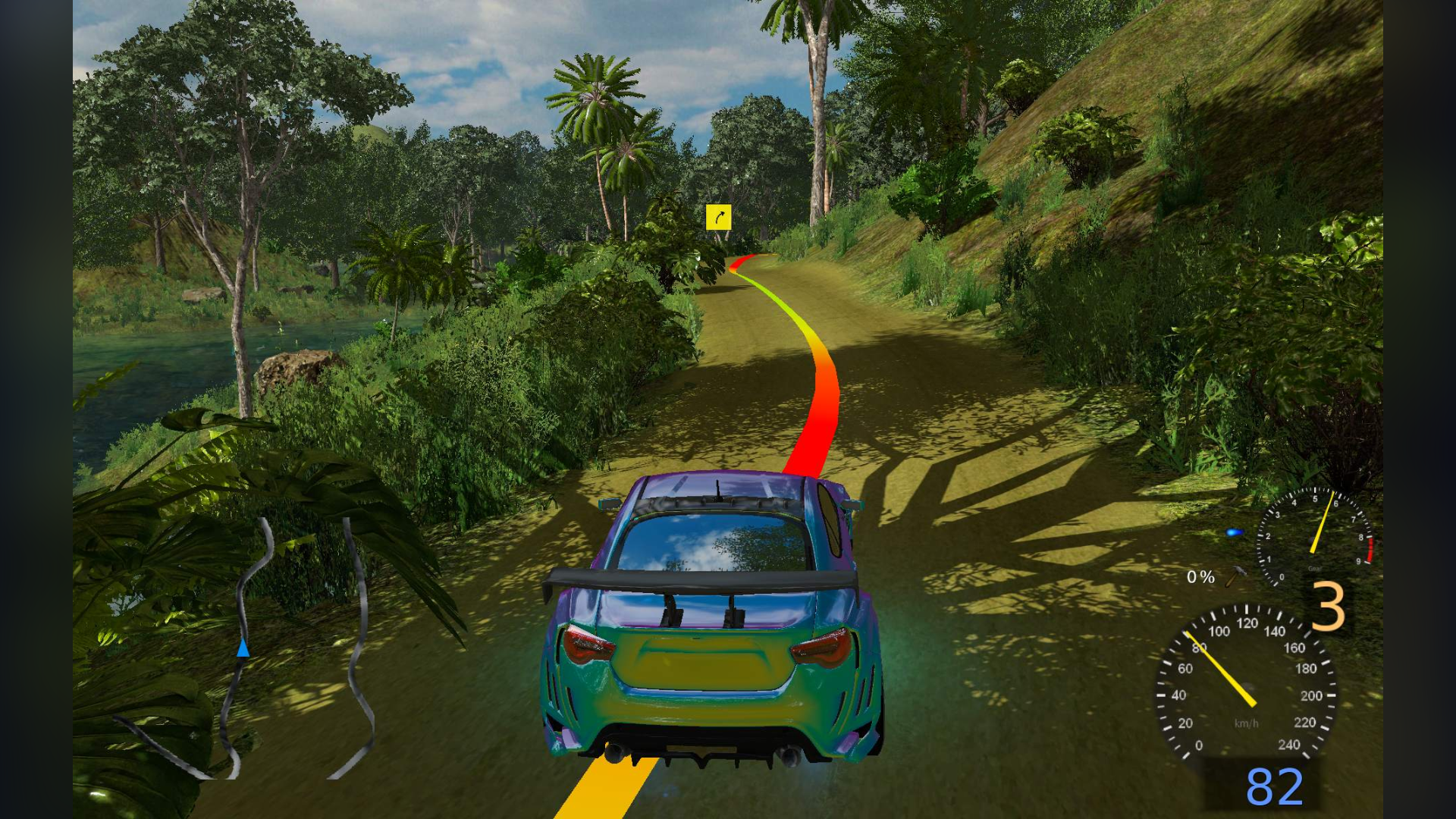 Stunt Rally banner — a game similar to Pingus