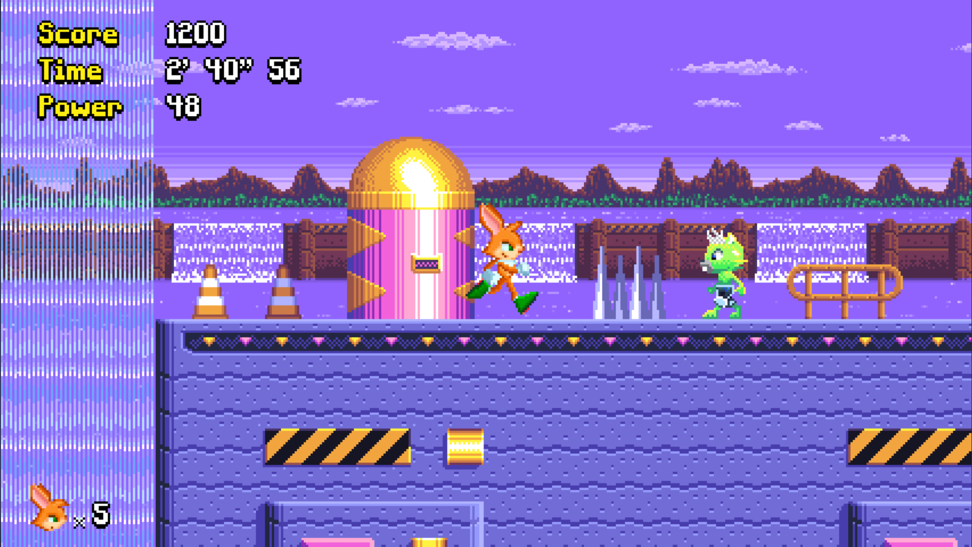 Open Surge gameplay screenshot 1