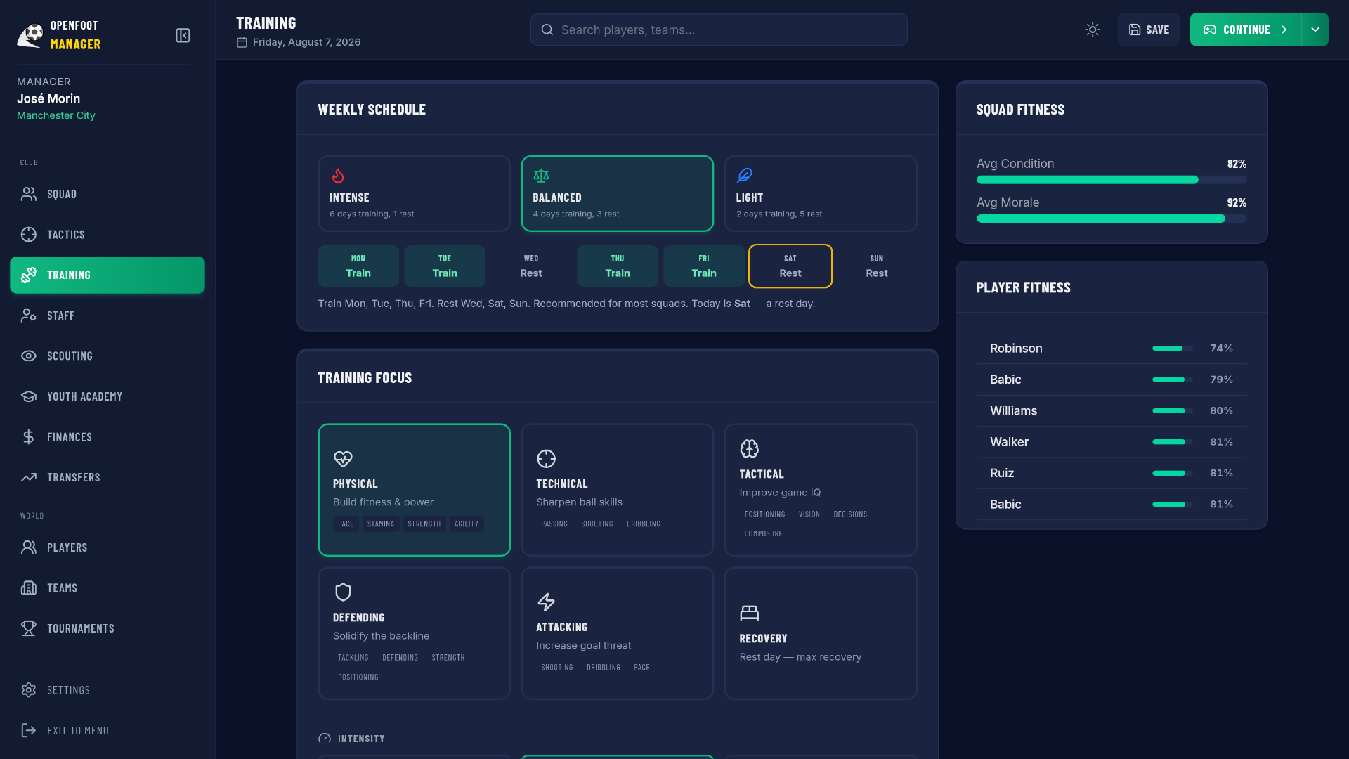 OpenFoot Manager official gameplay or project artwork 5