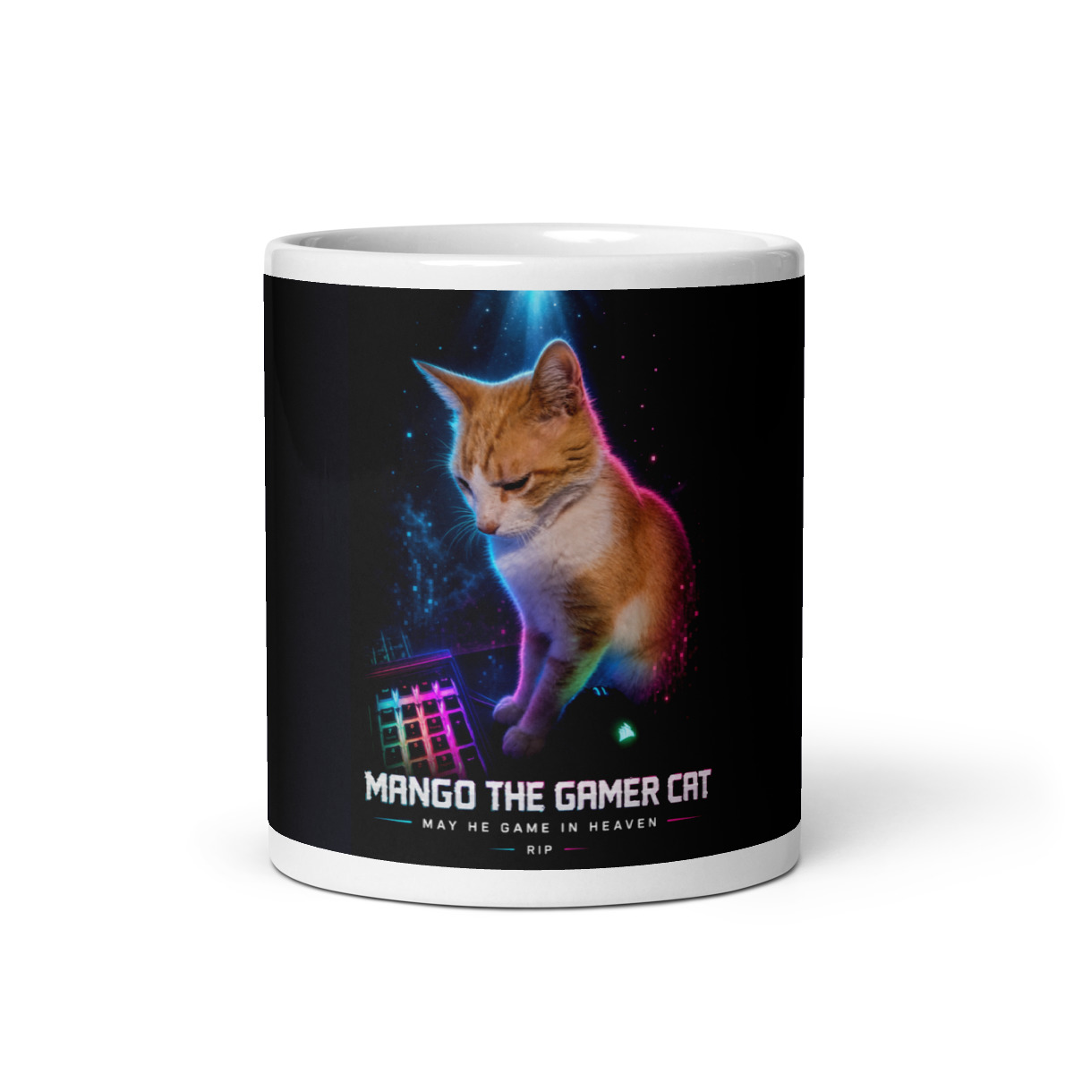 Mango the Gamer Cat Memorial Coffee Mug photo