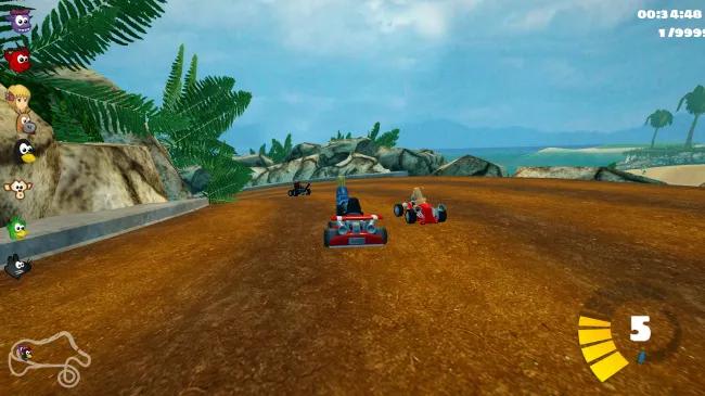 supertuxKart banner neonroof