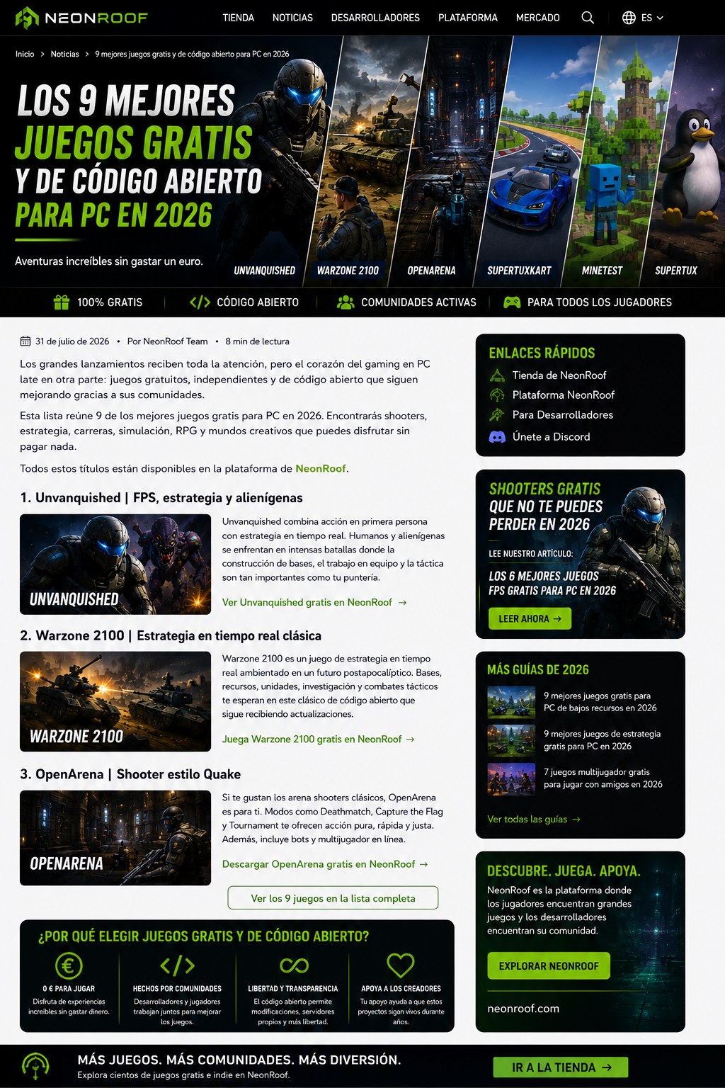 neonroof-espanol-freegames