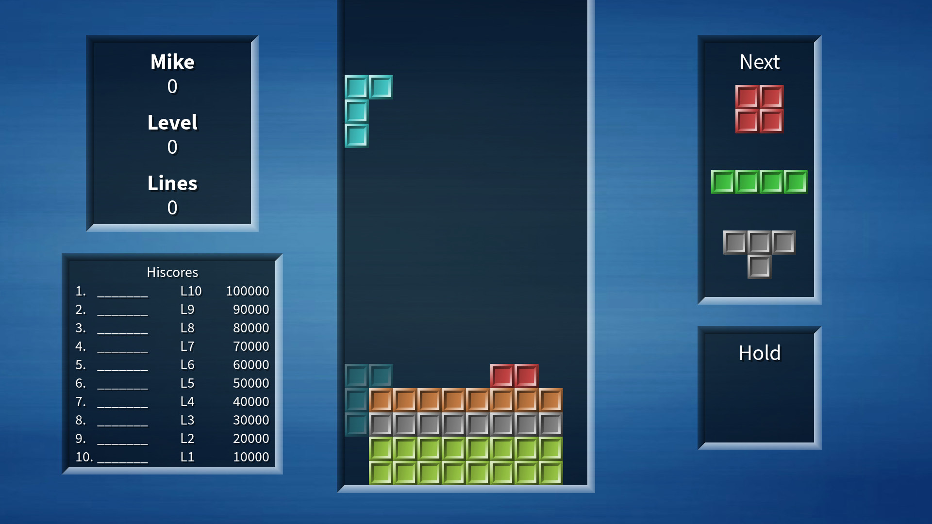 LTris 2: official falling-block gameplay screenshot.
