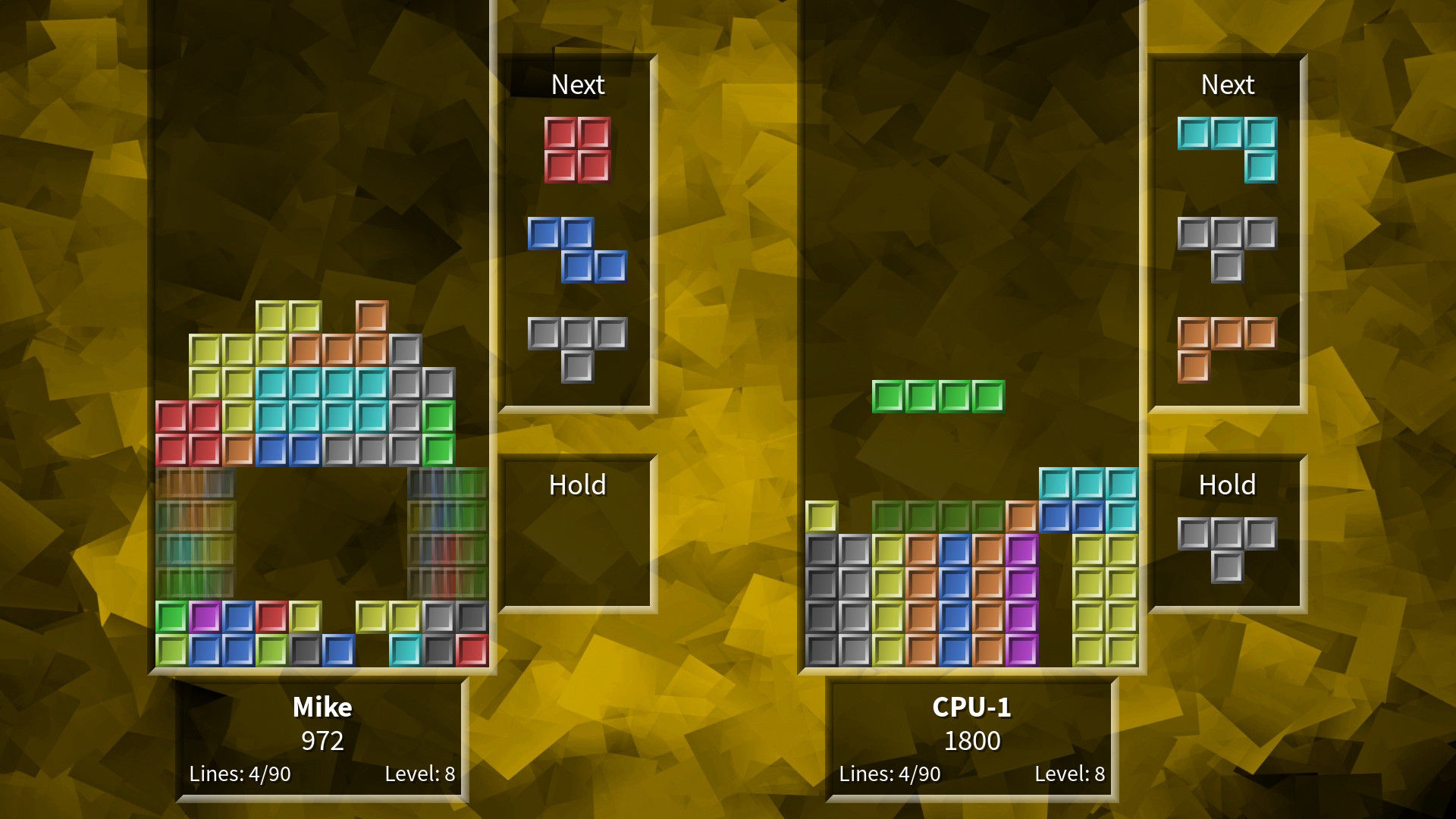 LTris 2: a second game-mode view from the LGames gallery.