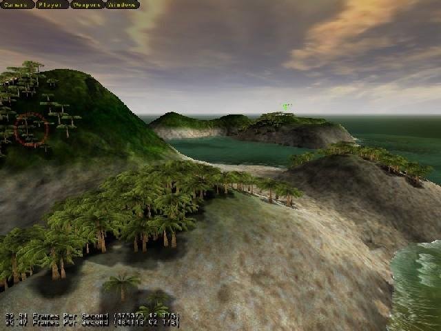 Scorched 3D island battlefield