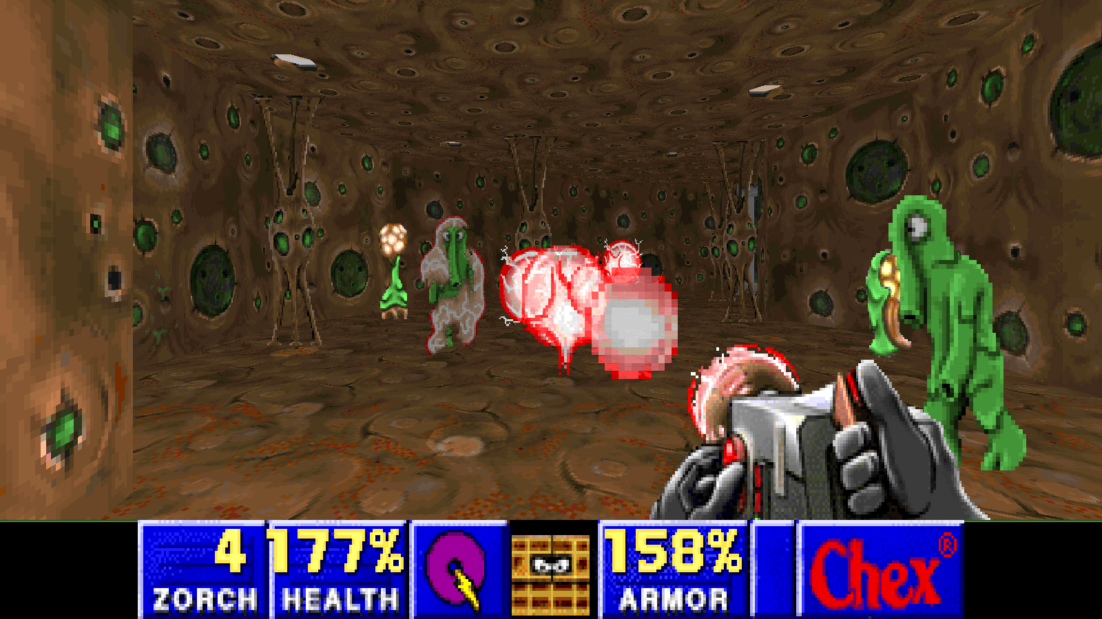 Chex Quest 3 gameplay from the earlier 2009 release