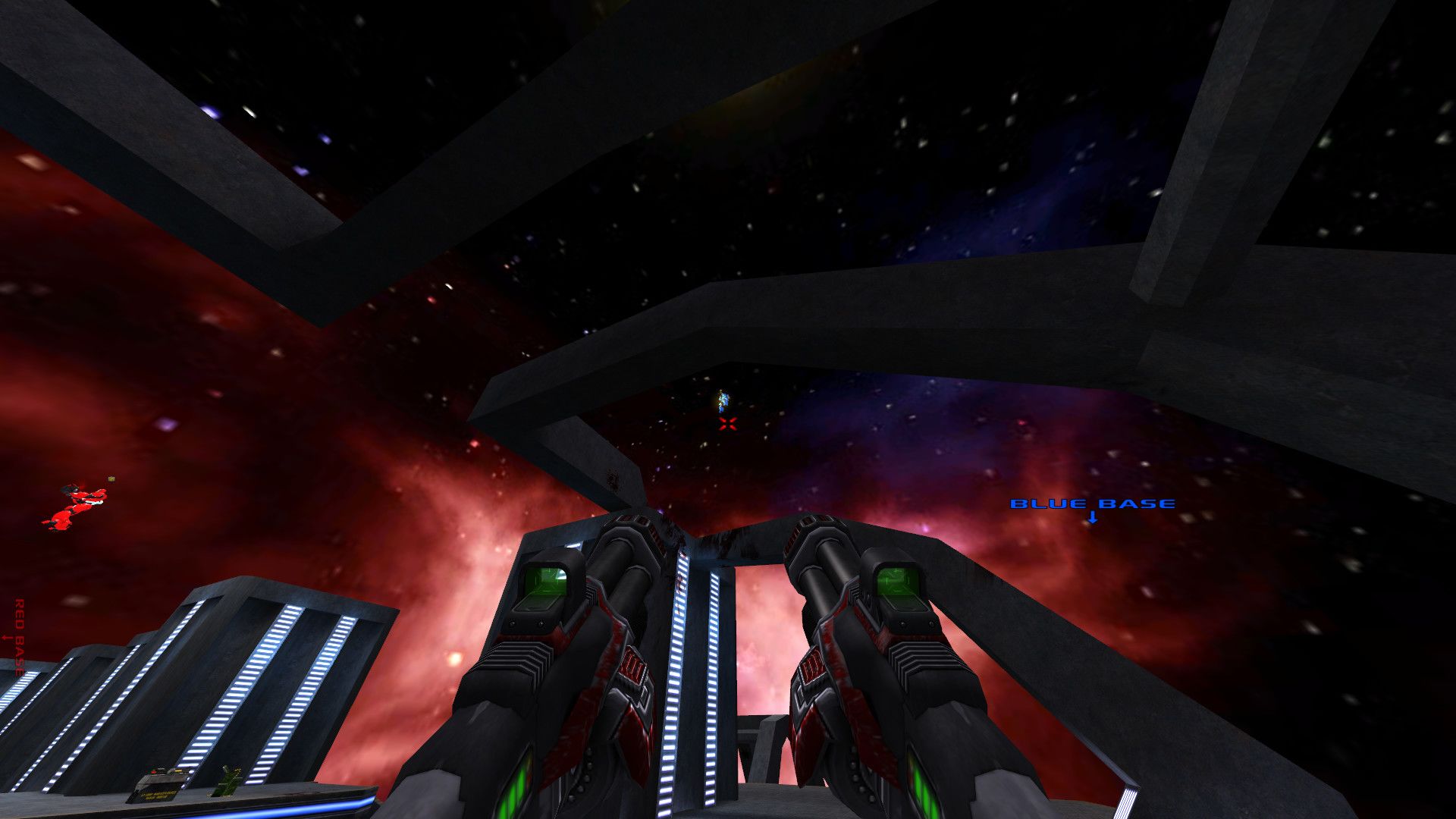 Rexuiz capture-the-flag space map
