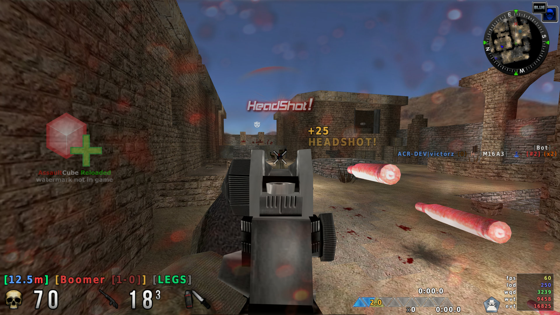 AssaultCube Reloaded multiplayer match