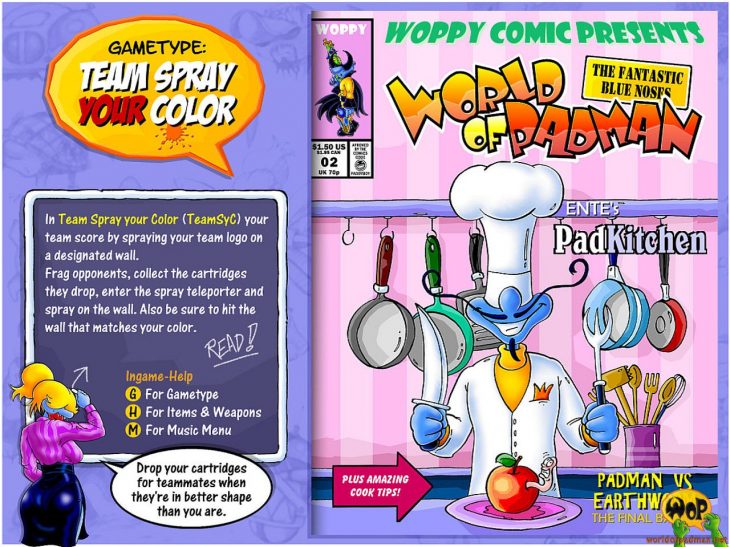 World of Padman banner, a game similar to 8Bit Killer