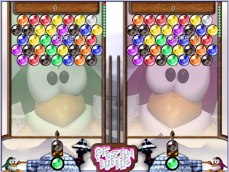 Frozen Bubble SDL3 local two-player gameplay