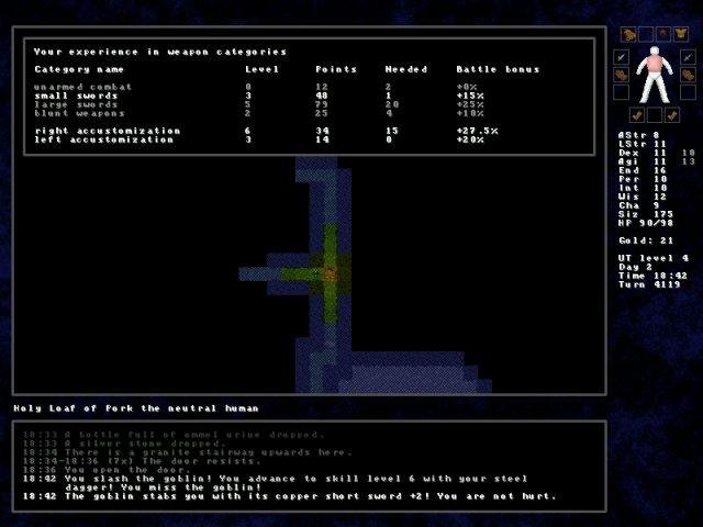 IVAN roguelike gameplay from an earlier release