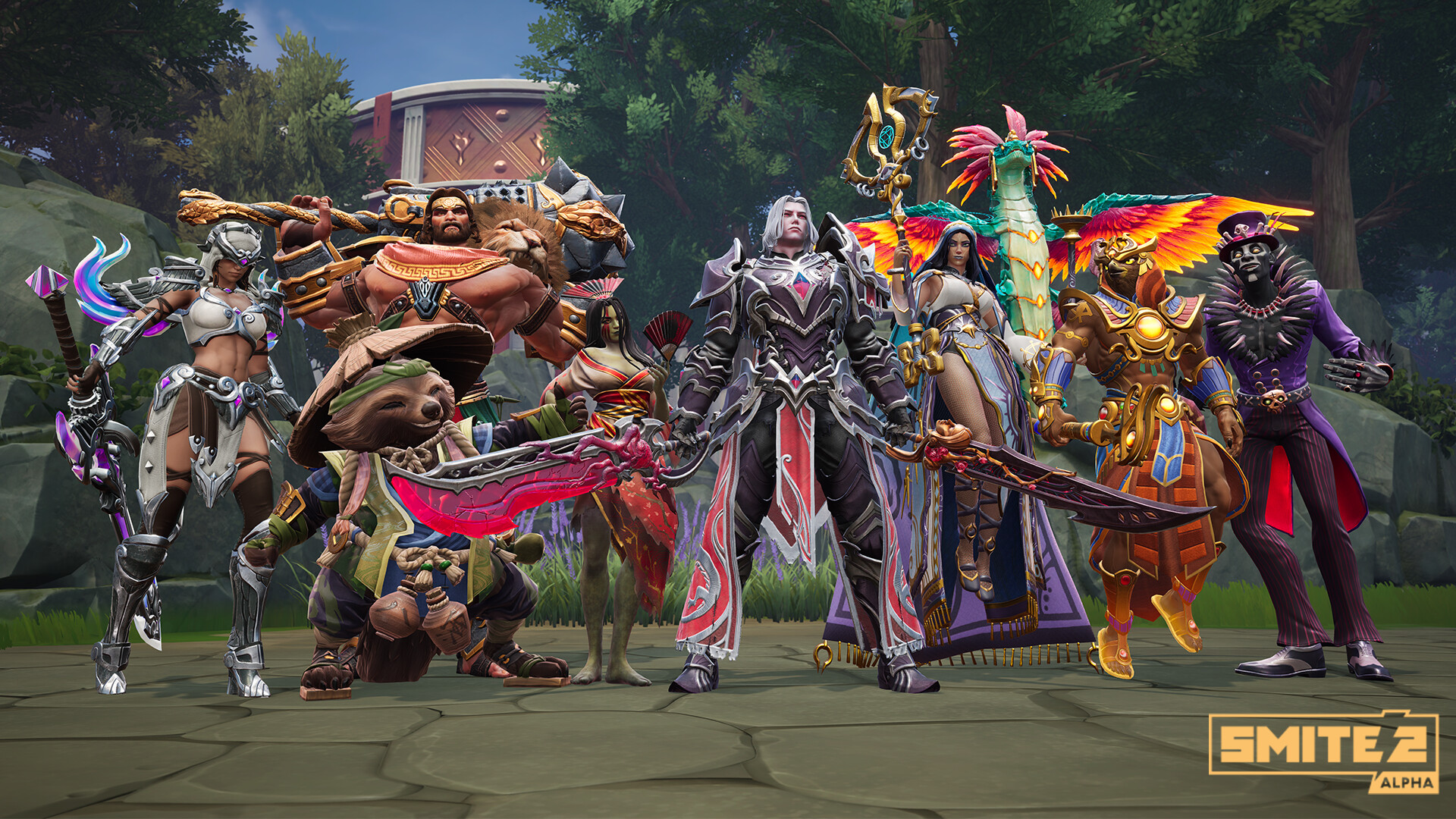 SMITE 2 banner, a game similar to Marvel Rivals