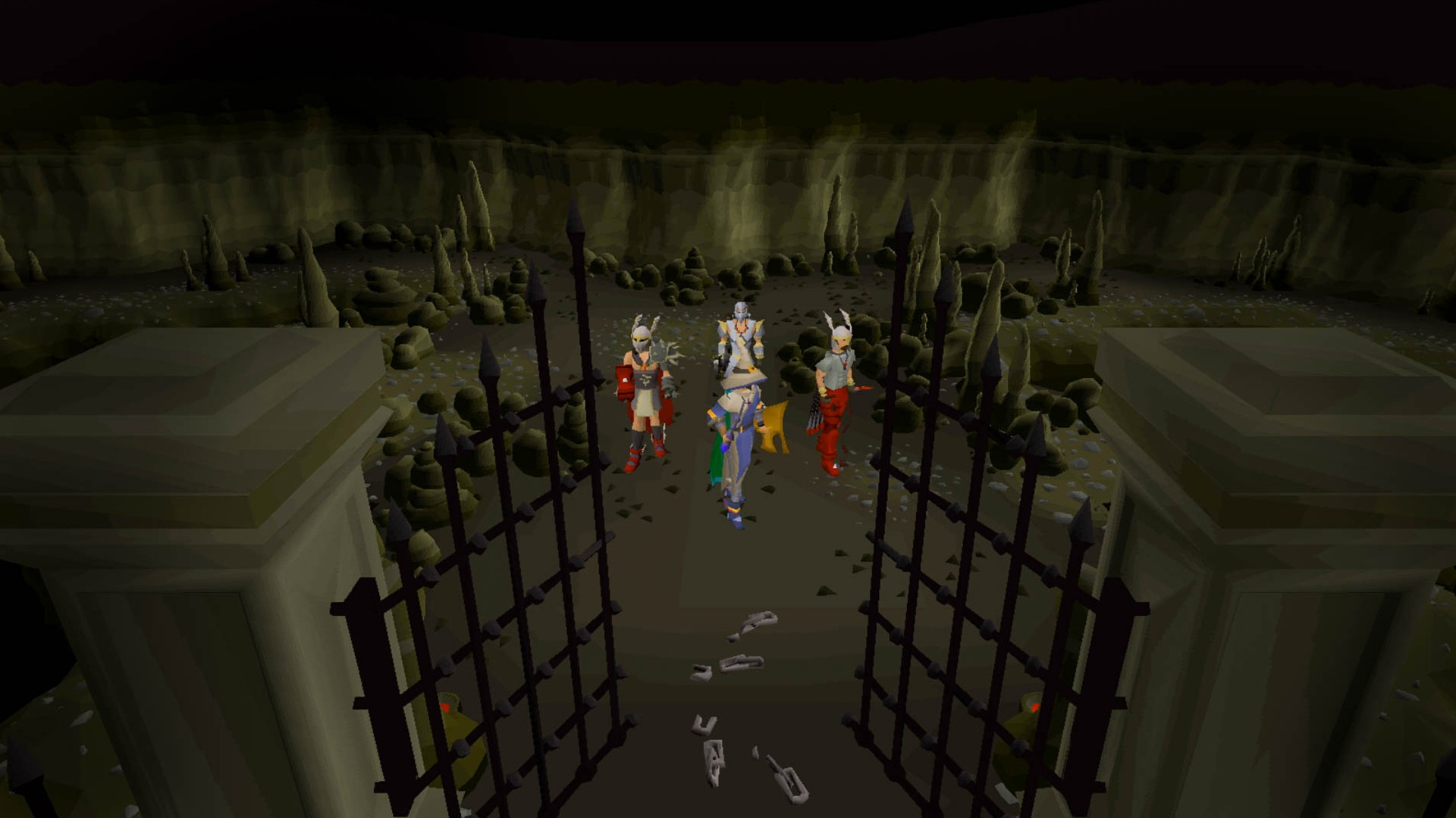 Old School RuneScape official gameplay screenshot showing its retro fantasy presentation