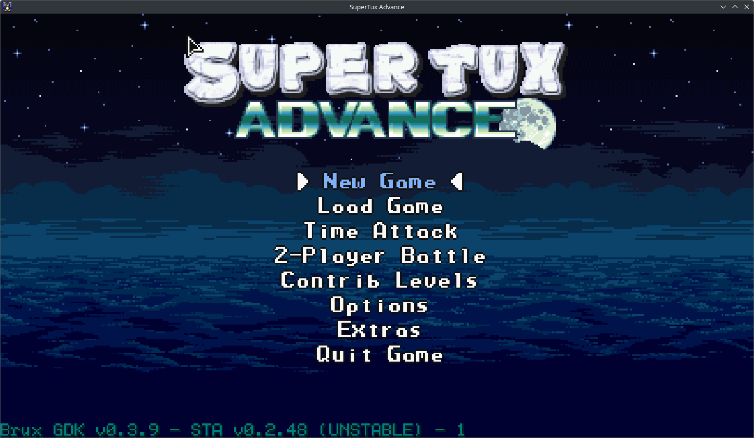 SuperTux Advance banner, a game similar to Brawlhalla
