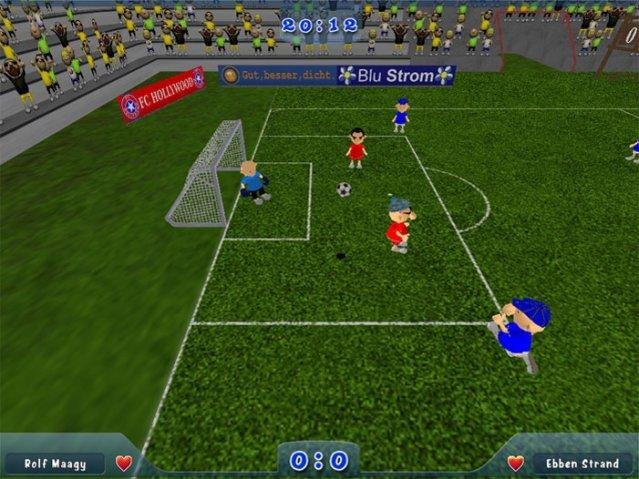 Slam Soccer / Bolzplatz 2006 historical football match screenshot.