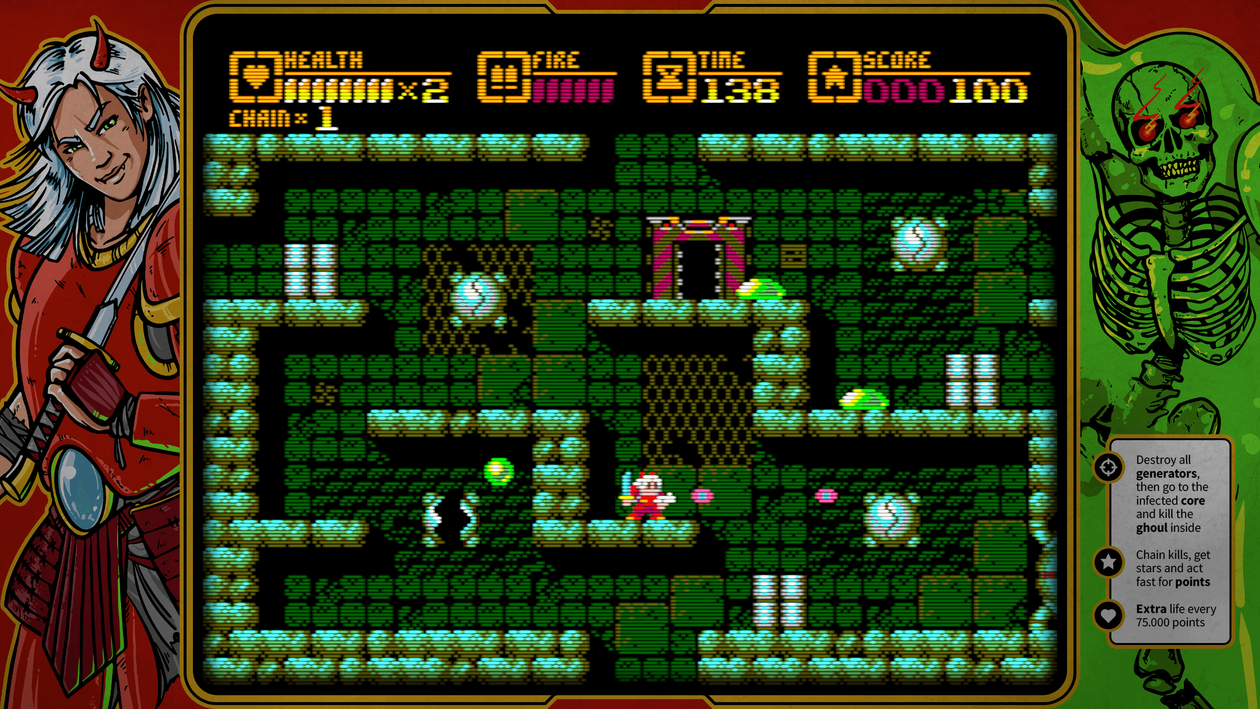 Toxic Tomb banner, a game similar to Nakko-Bazookie