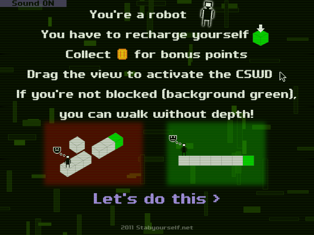 Ortho Robot banner, a game similar to Ib (Original Freeware)