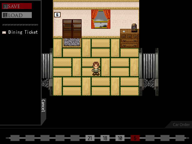 Densha banner, a game similar to Ib (Original Freeware)