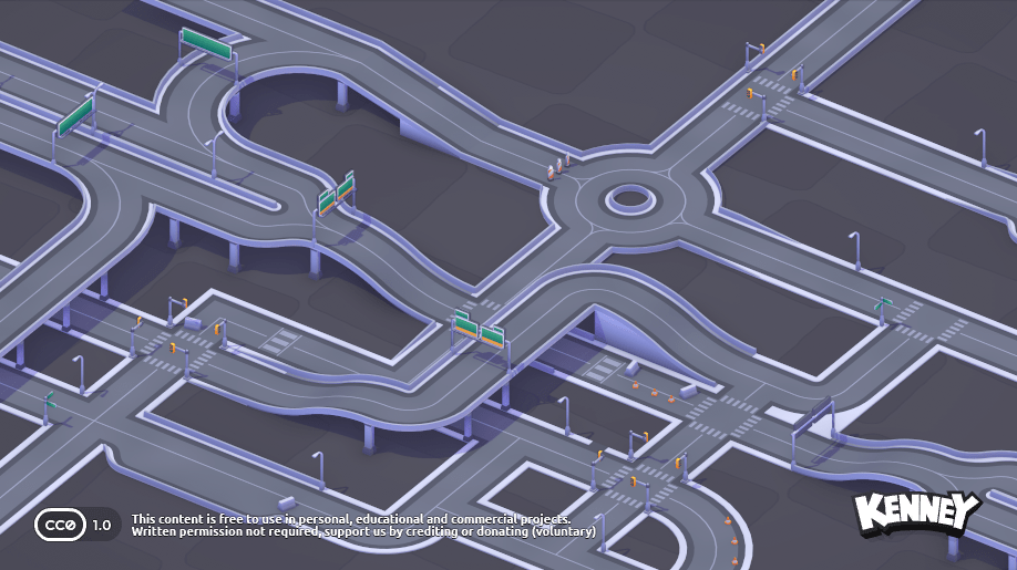 City Kit (Roads): example scene