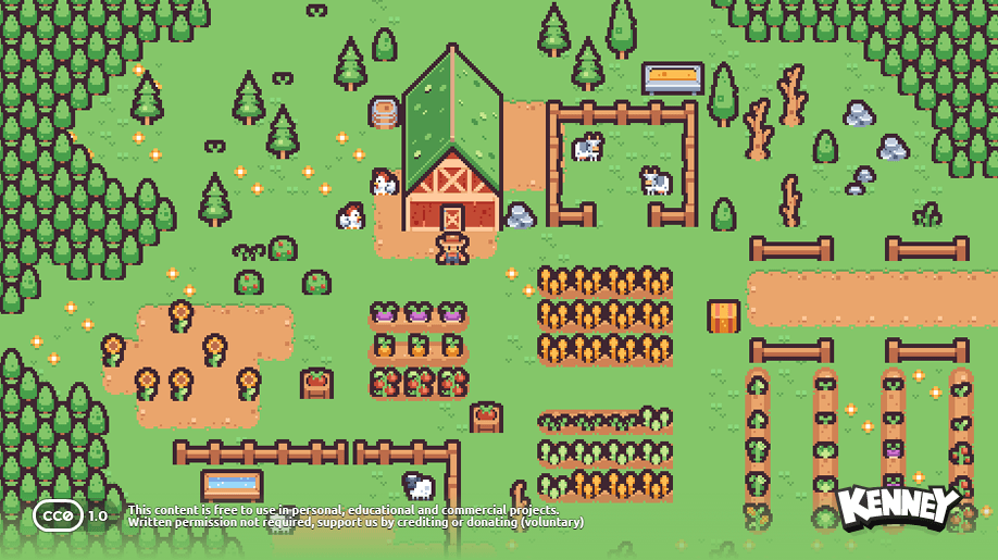 Tiny Farm: example scene