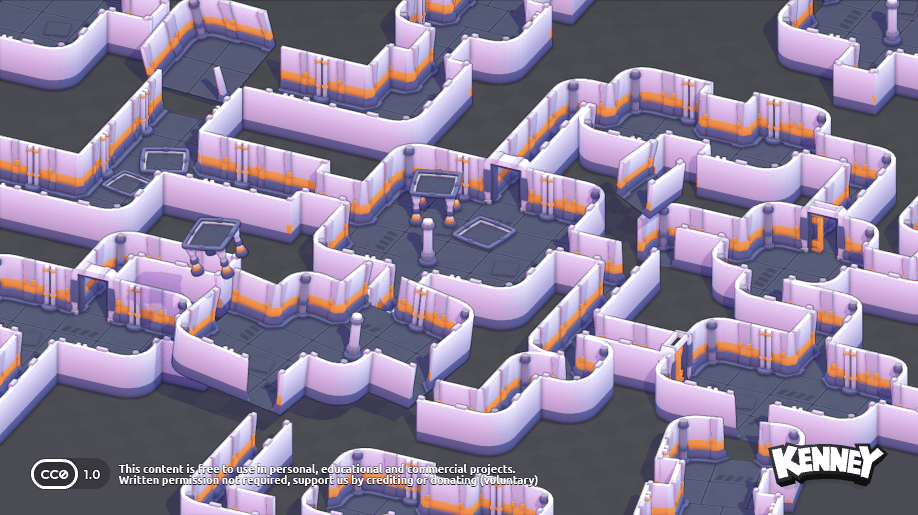 Modular Space Kit: example scene