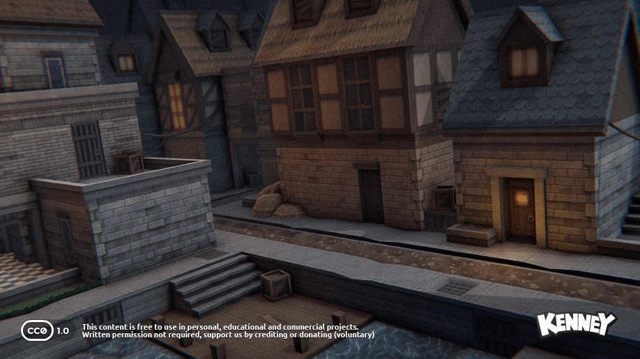 Retro Textures Fantasy: example scene