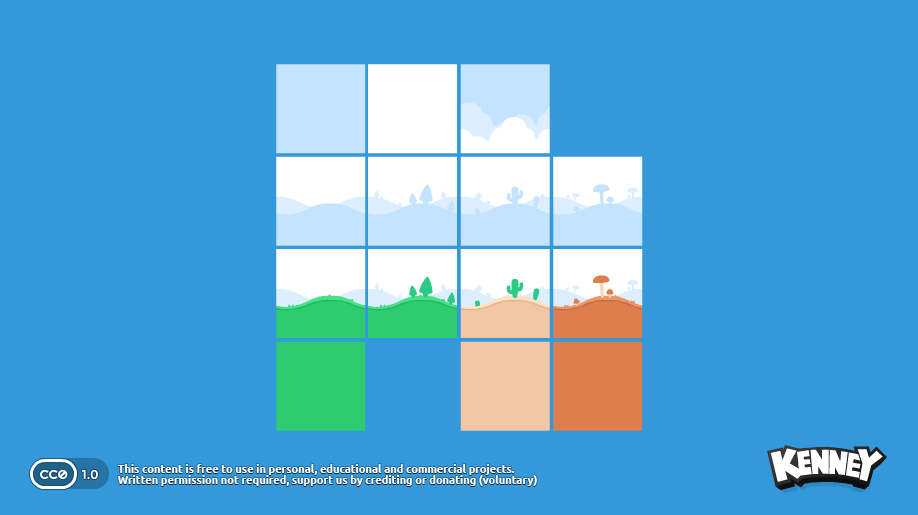 New Platformer Pack: backgrounds overview