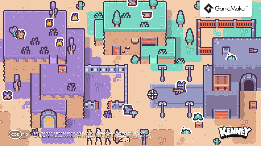 Desert Shooter Pack: example scene: a