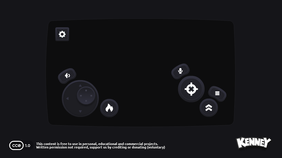 Mobile Controls: example scene
