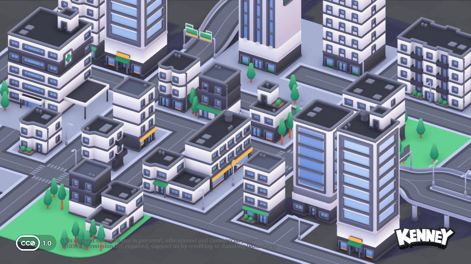 City Kit (Commercial): example scene