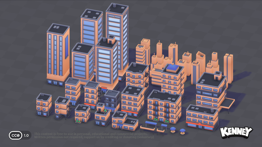 City Kit (Commercial): asset variation a
