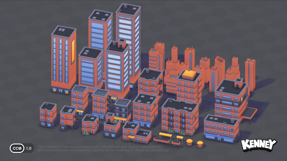City Kit (Commercial): asset variation b