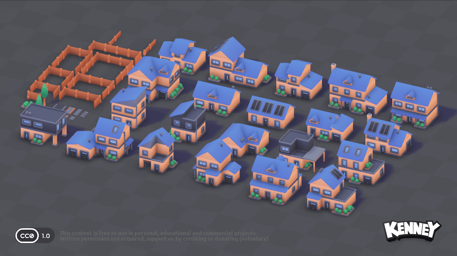 City Kit (Suburban): asset variation a