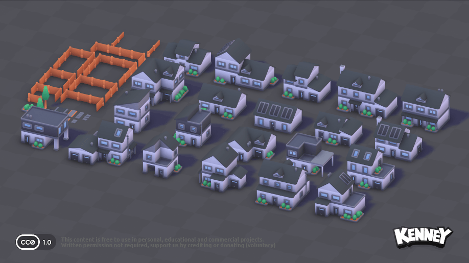 City Kit (Suburban): asset variation c