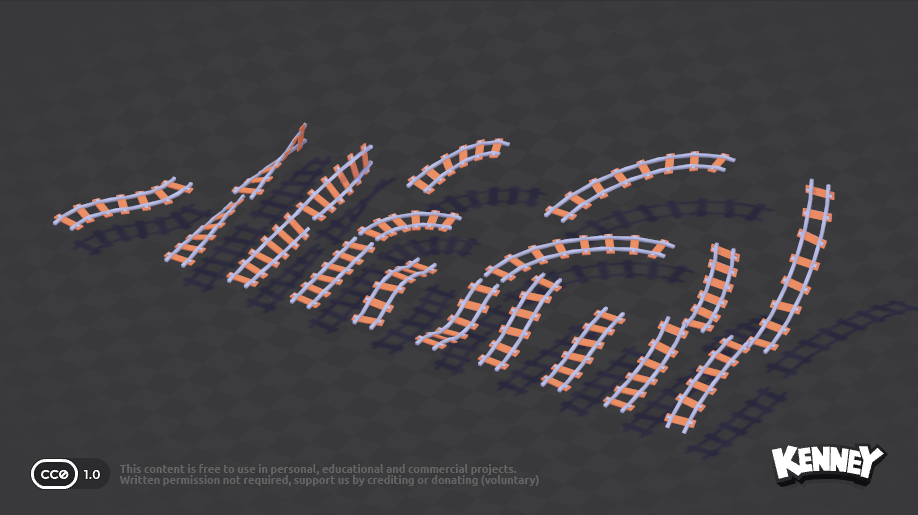 Train Kit: railroad damaged overview