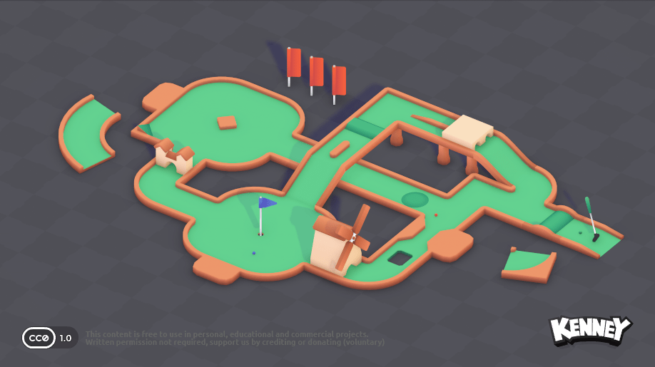 Minigolf Kit: example scene