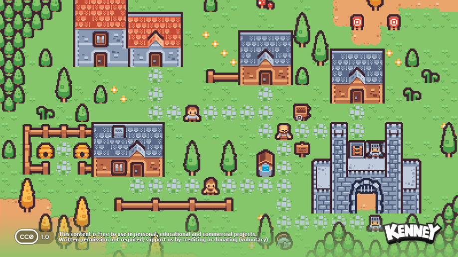 Tiny Town: example scene