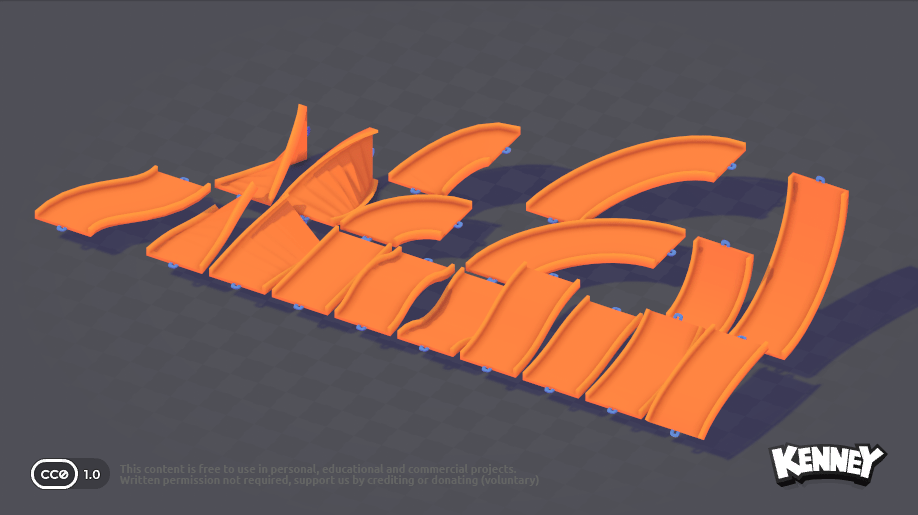 Toy Car Kit: track wide overview