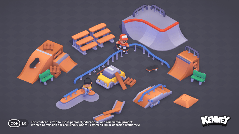 Mini Skate: example scene
