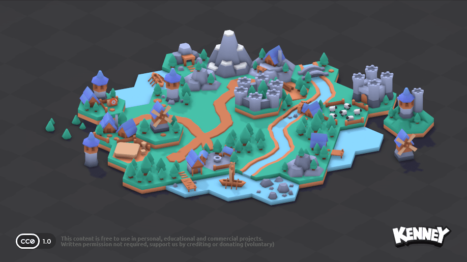 Hexagon Kit: example scene