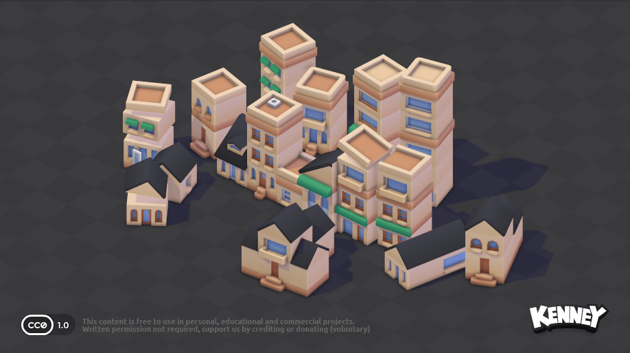 Modular Buildings: example scene