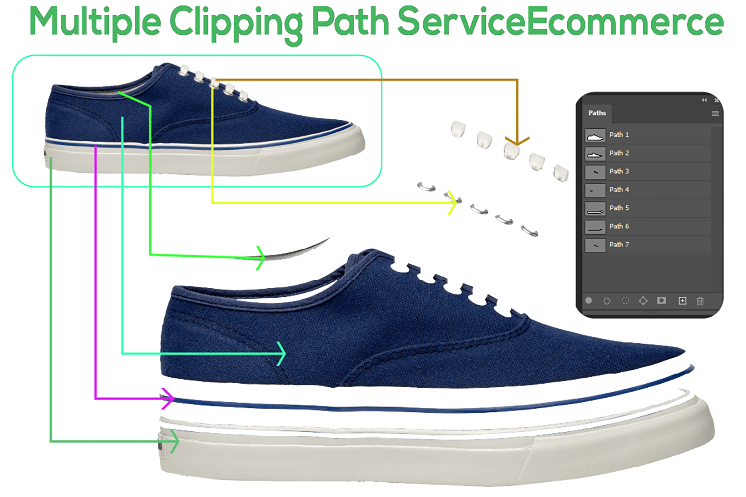 After: Multiple Clipping Path ServiceEcommerce
