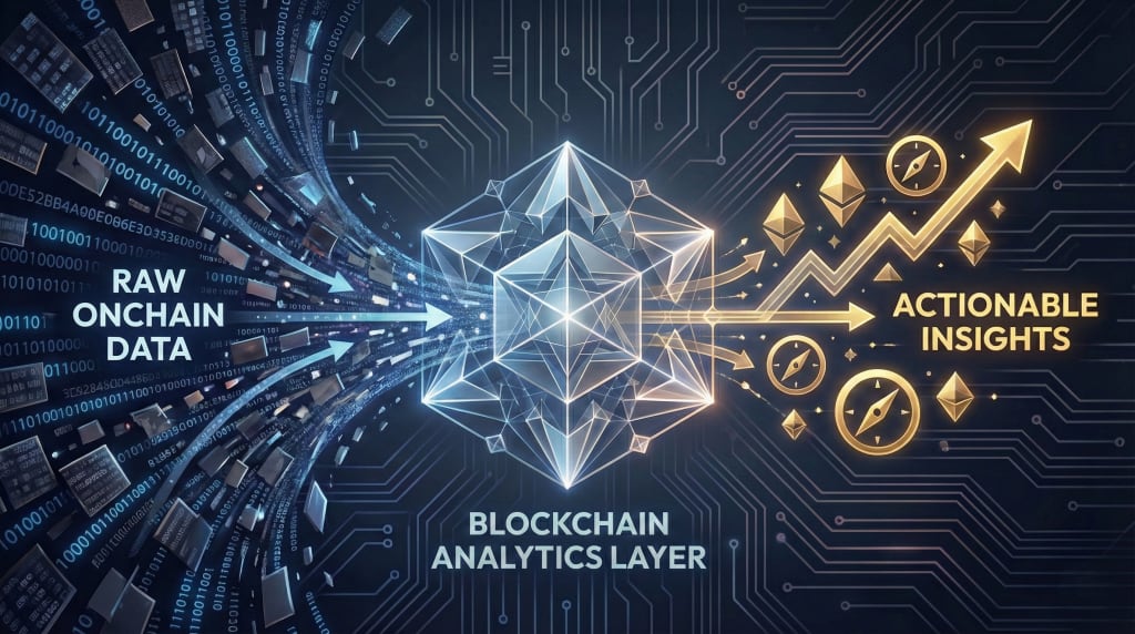 Blockchain data is everywhere, but insights are not.  Every transaction, contract interaction, wallet movement and protocol event creates data. That data lives onchain, immutable and public, forming one of the largest real-time datasets ever created. Yet most teams still struggle to turn **blockchain big data** into decisions they can actually act on.  This is where **blockchain analytics** becomes essential. Not dashboards for vanity metrics, but analytics systems that help teams understand behavior, risk, performance and opportunity across Web3 products.  This guide explains how to use **blockchain analytics** effectively, how it fits into modern **blockchain cloud** infrastructure, and how **web3 analytics** can drive real operational outcomes.  ---  ## **Why Blockchain Analytics Matters Beyond Raw Onchain Data**  Blockchain data is transparent, but it is not intuitive. A transaction hash alone doesn&rsquo;t explain *why* something happened or *what it means* for a business.  Effective **blockchain analytics** adds context. It connects on-chain events to user behavior, protocol logic, and economic outcomes. Without this layer, teams are left reacting to issues instead of anticipating them.  Analytics becomes valuable when it helps answer questions like:  - Why did liquidity suddenly drop? - Which user actions correlate with churn? - Where is risk accumulating before an exploit? - Which features actually drive engagement?  This is where blockchain stops being a ledger and starts becoming a decision engine.  ---  ## **Understanding Blockchain Big Data and Its Unique Challenges**  Unlike traditional datasets, **blockchain big data** is:  - append-only - highly granular - globally distributed - economically meaningful  Every data point has financial implications, and every query must respect on-chain realities like finality, reorgs, and gas behavior.  The challenge isn&rsquo;t access, it&rsquo;s scale and structure. Raw blockchain data is massive and fragmented across blocks, contracts, and chains. Turning it into something usable requires indexing, normalization, and interpretation.  This is why most serious analytics stacks don&rsquo;t run directly on nodes. They rely on structured pipelines built for scale.  ---  ## **How Blockchain Cloud Infrastructure Enables Scalable Analytics**  Modern **blockchain analytics** relies heavily on **blockchain cloud** infrastructure. Cloud-based systems make it possible to ingest, process, and query massive on-chain datasets without managing raw nodes manually.  A well-designed blockchain cloud analytics setup typically includes:  - indexed blockchain data for fast queries - event-level processing pipelines - historical and real-time data access - scalable storage for long-term analysis  This infrastructure allows teams to move from &ldquo;what happened?&rdquo; to &ldquo;what&rsquo;s happening now?&rdquo; and eventually to &ldquo;what&rsquo;s likely to happen next?&rdquo;  For teams building analytics-ready systems, reach out to us for a free consultation to get started.  ---  ## **Turning Web3 Analytics Into Product and Business Decisions**  **Web3 analytics** becomes powerful when it connects technical events to human behavior. This is especially important for decentralized products, where traditional user tracking doesn&rsquo;t exist.  Instead of emails or sessions, Web3 teams analyze:  - wallet interaction patterns - contract usage frequency - protocol entry and exit points - behavioral shifts during volatility  When structured correctly, these insights inform:  - UX improvements - feature prioritization - incentive design - protocol parameter tuning  Analytics stops being observational and starts influencing roadmap decisions.  ---  ## **Using Blockchain Analytics for Risk Detection and Monitoring**  One of the most impactful uses of **blockchain analytics** is early risk detection. On-chain systems often show warning signs before failures become visible.  Analytics can surface:  - abnormal transaction clustering - unusual contract interaction sequences - rapid liquidity movements - suspicious wallet coordination  These signals don&rsquo;t guarantee an issue, but they provide time and time is critical in Web3.  Check out our smart contract development services integrate real-time risk indicators.  ---  ## **Operational Insights From Blockchain Analytics in Live Systems**  Beyond security, analytics improves day-to-day operations. Teams can track how systems behave under real-world conditions instead of relying on assumptions.  Operational **blockchain analytics** often reveals:  - where users abandon flows - which contract calls are most expensive - how gas behavior affects usage - where automation fails silently  Here, pointers help clarify the impact:  Operational insights help teams:  - reduce costs - improve reliability - prioritize optimizations - support users more effectively  Here, analytics quietly improves performance without changing the product&rsquo;s core logic.  ---  ## **Designing Analytics With Intent, Not Just Visibility**  The biggest mistake teams make with **web3 analytics** is collecting everything without purpose. Visibility alone does not create insight.  Effective analytics systems start with intent:  - What decisions will this data support? - Who needs to act on it? - How often does it need to update?  By designing analytics around decisions, teams avoid dashboards that look impressive but never influence action.  This mindset separates mature blockchain teams from those drowning in data.  ---  ## **Integrating Blockchain Analytics Into Long-Term Strategy**  Analytics is not a one-time setup. As products evolve, so must the analytics layer.  Long-term **blockchain analytics** strategy involves:  - adapting metrics as protocols change - incorporating new chains and data sources - aligning analytics with governance decisions - using historical data for forecasting  Teams that treat analytics as living infrastructure gain compounding advantages over time.  ---  ## **FAQ: Blockchain Analytics and Web3 Data**  **Q: Is blockchain analytics only useful for large protocols?**  A: No. Even small teams benefit from understanding user behavior and system health.  **Q: Do blockchain analytics replace traditional analytics tools?**  A: They complement them. On-chain data answers different questions.  **Q: Is blockchain big data hard to manage?**  A: Yes, without proper indexing and cloud infrastructure.  **Q: Can web3 analytics help prevent exploits?**  A: It can provide early warning signals, though it&rsquo;s not a guarantee.  **Q: How quickly can insights be generated from blockchain data?**  A: With the right blockchain cloud setup, insights can be near real time.  ---  ## **Conclusion**  Blockchain creates transparency by default, but insight requires intention. **Blockchain analytics** turns raw on-chain activity into understanding, helping teams move from reactive decision-making to proactive strategy.  By combining **blockchain big data**, scalable **blockchain cloud** infrastructure, and focused **web3 analytics**, teams can understand not just what is happening onchain but why it matters.  In an ecosystem where every action is public and permanent, the teams that learn fastest don&rsquo;t just observe the blockchain. They read it and act on it.