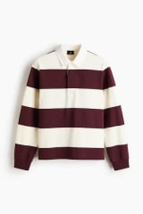 Striped rugby shirt