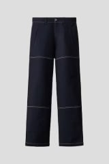 Black stitched trousers