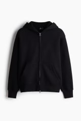 Black zip hoodie