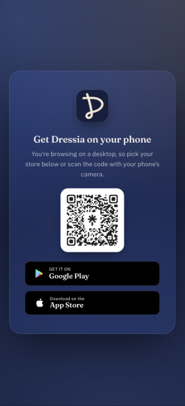 Dressia app screenshot — Download Dressia