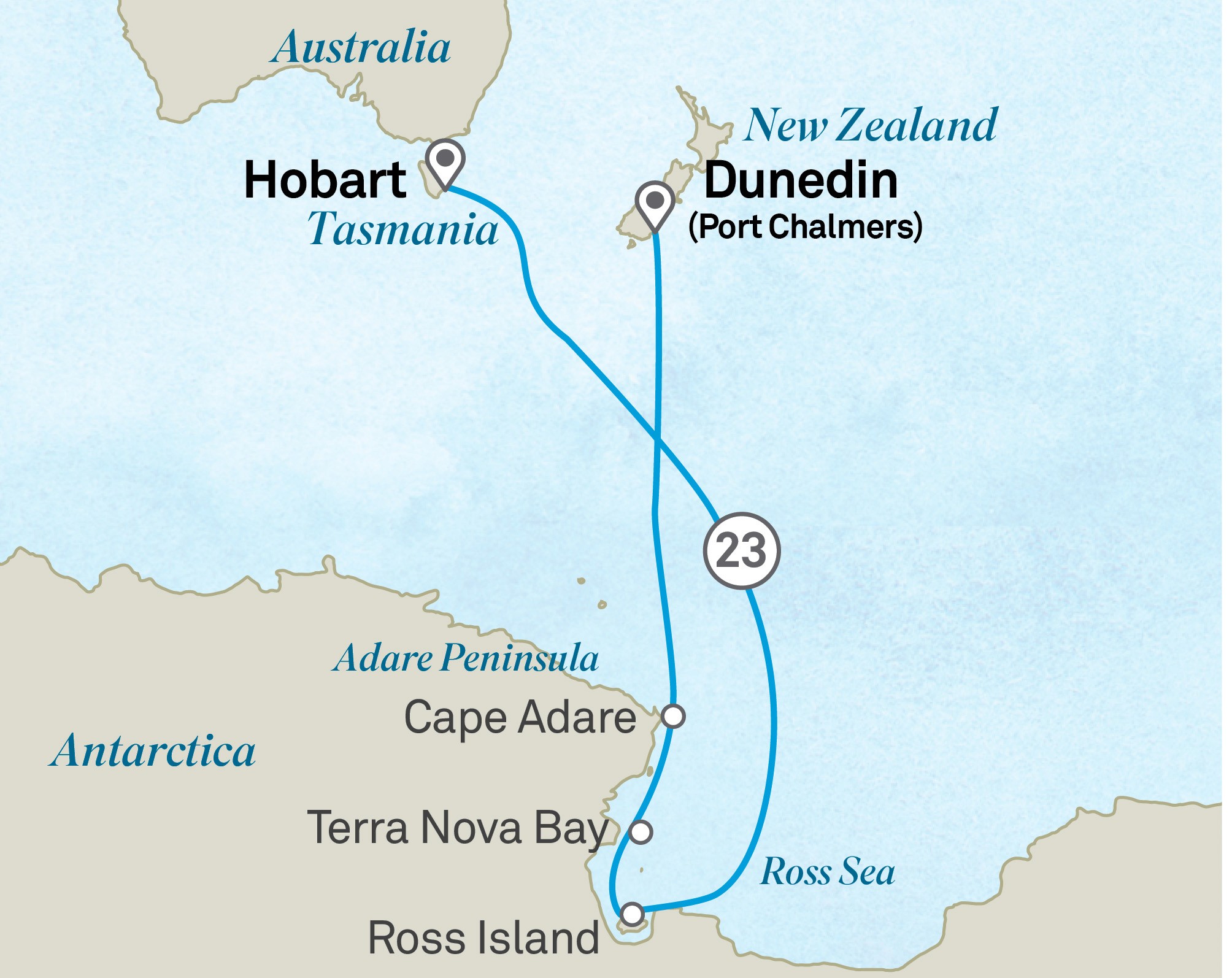Antarctica's Ross Sea: Majestic Ice & Wildlife Route